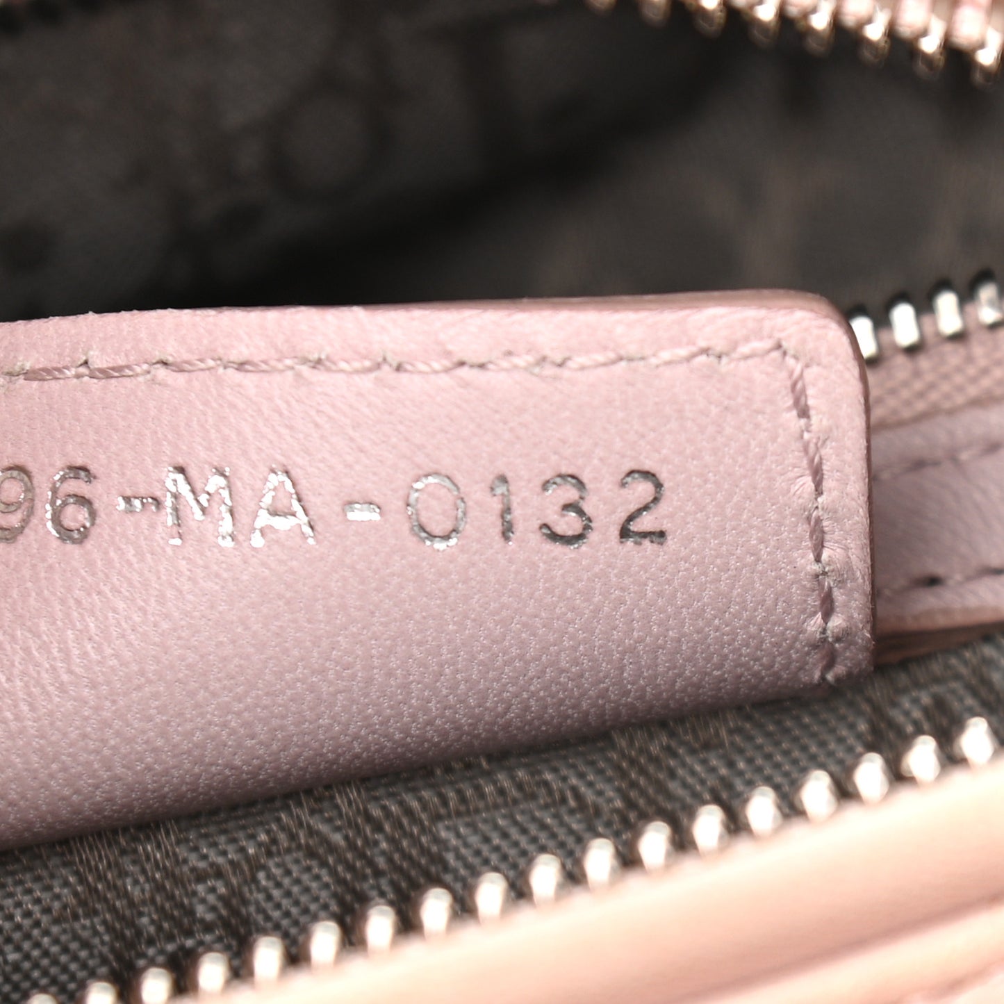 Lambskin Cannage Medium Lady Dior Light Pink