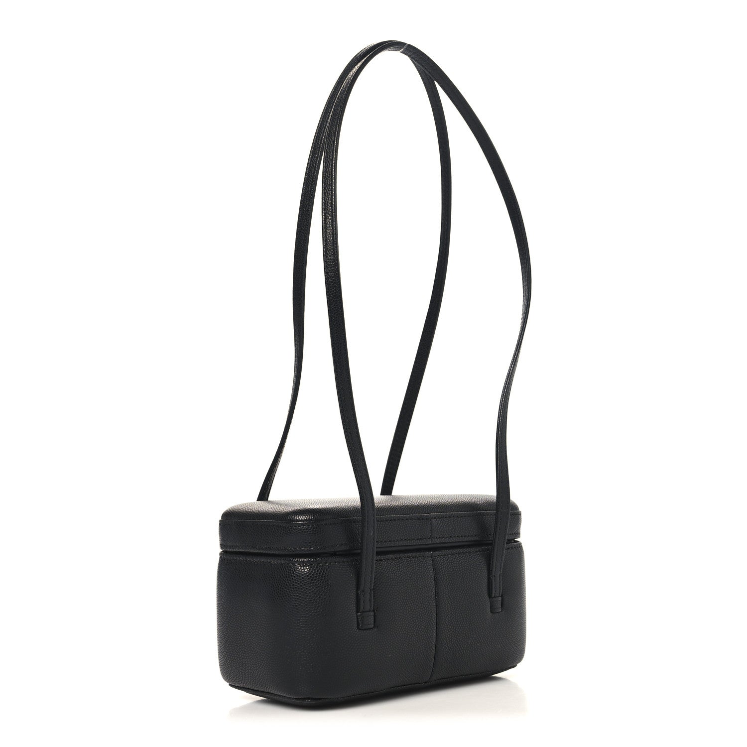 Chanel Shiny Caviar Preppy Coco Long Vanity With Strap Black 3 of 11