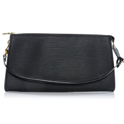 Louis Vuitton Epi Pochette Accessories 24 Black 1 of 7