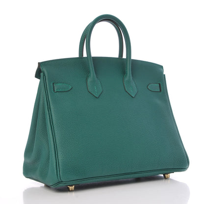 Hermes Togo Birkin 25 Malachite 3 of 35