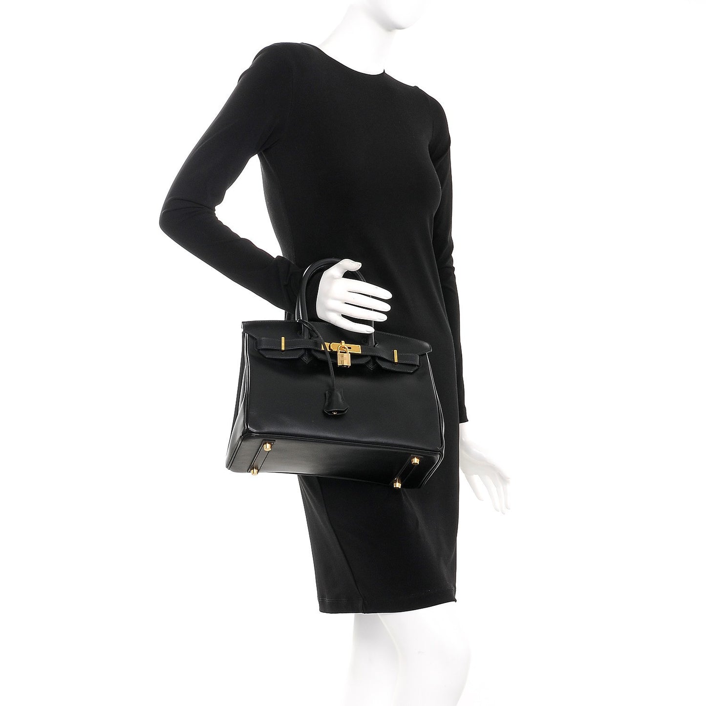Epsom Birkin 25 Black