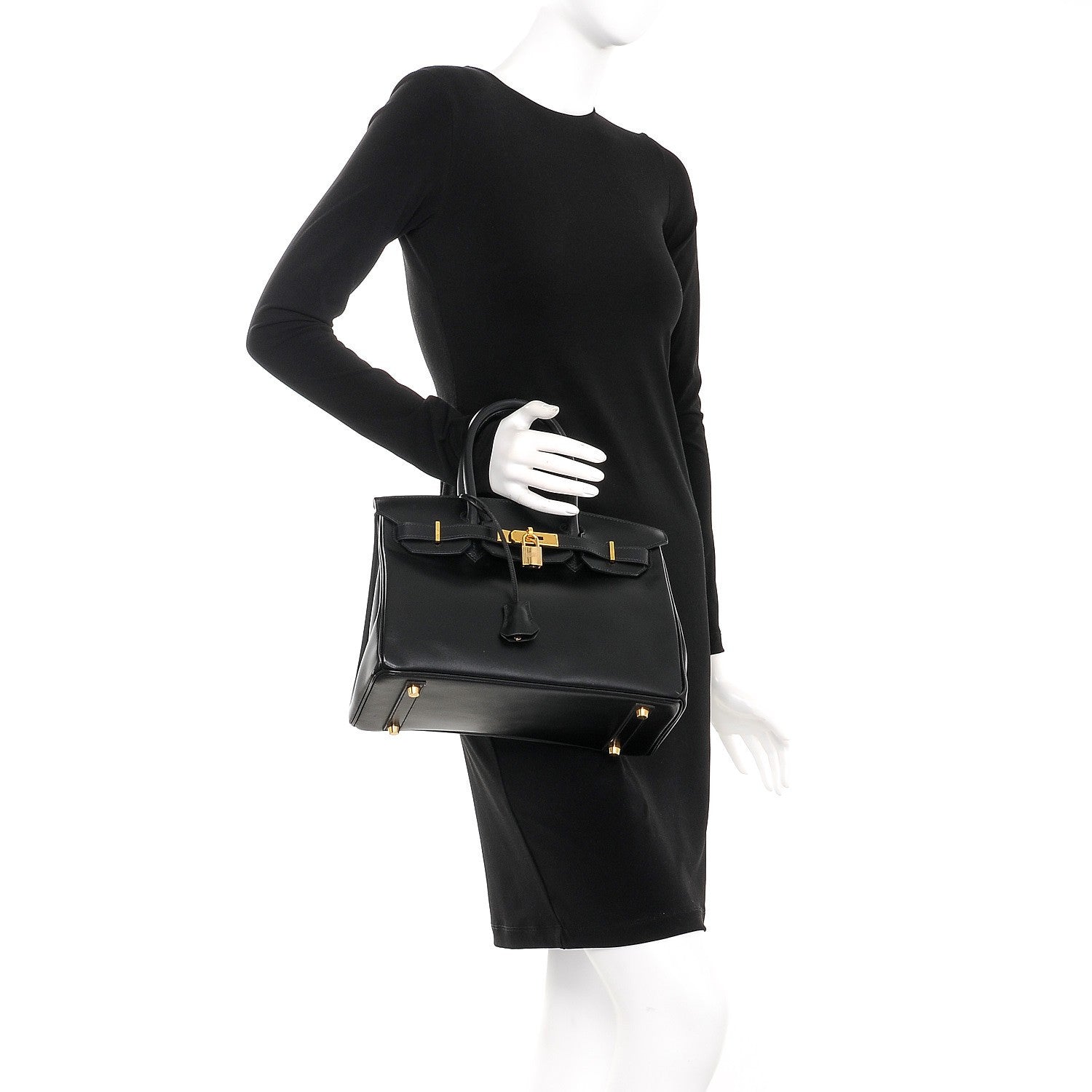Hermes Epsom Birkin 25 Black 2 of 11