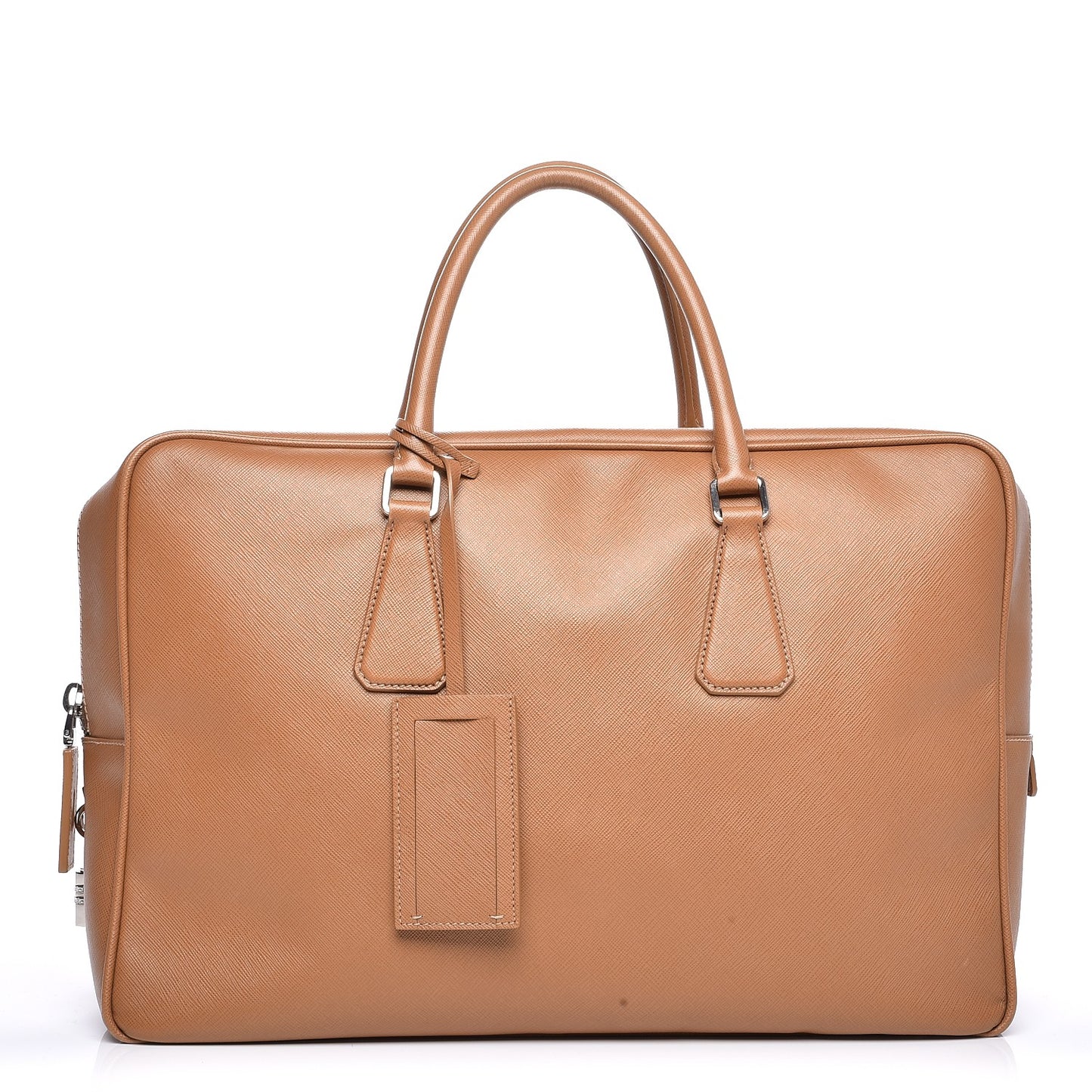 Saffiano Travel Briefcase Beige
