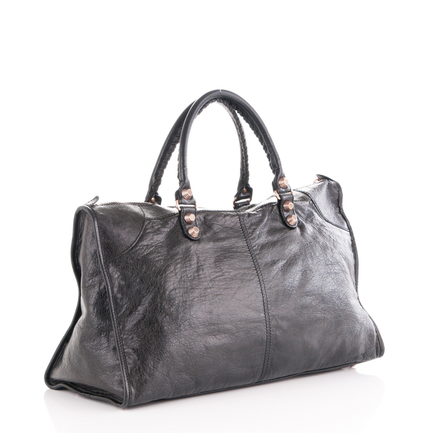 Balenciaga Agneau Giant 12 Rose Gold Hardware Work Black 3 of 7