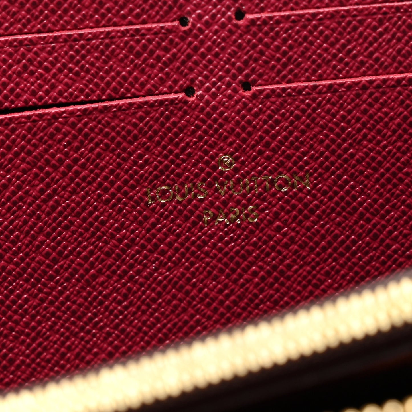 Monogram Clemence Wallet Fuchsia