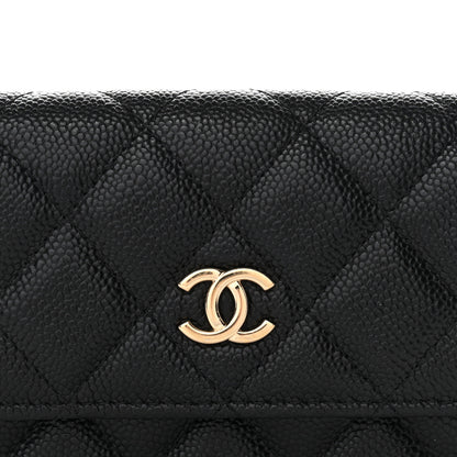 Chanel Caviar Quilted Bow Belt Bag Black 9 of 12