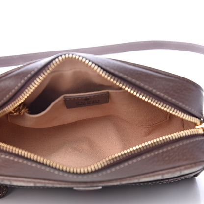 Gucci GG Supreme Monogram Web Mini Ophidia Shoulder Bag Brown 5 of 10