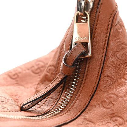 Gucci Guccissima Hobo Shoulder Bag Light Brown 17 of 19