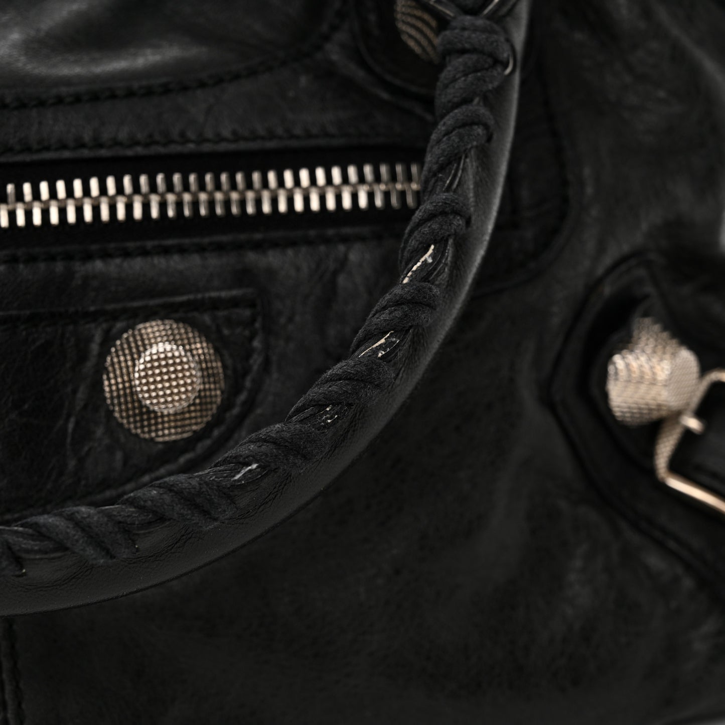 Agneau Giant 21 Silver Hardware Part Time Black