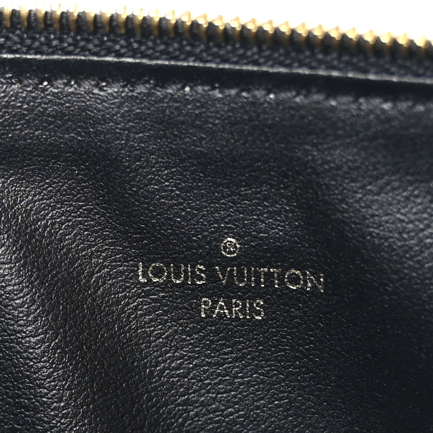 Louis Vuitton Empreinte Felicie Chain Wallet Zippered Insert Black 6 of 6