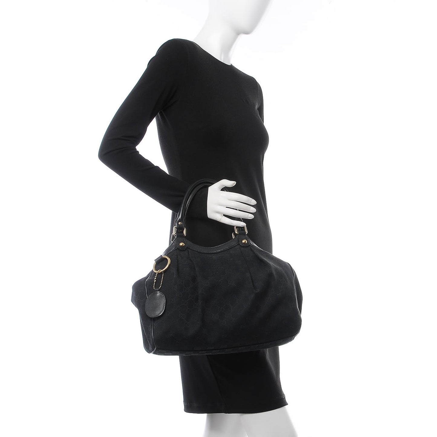 Monogram Medium Sukey Tote Black