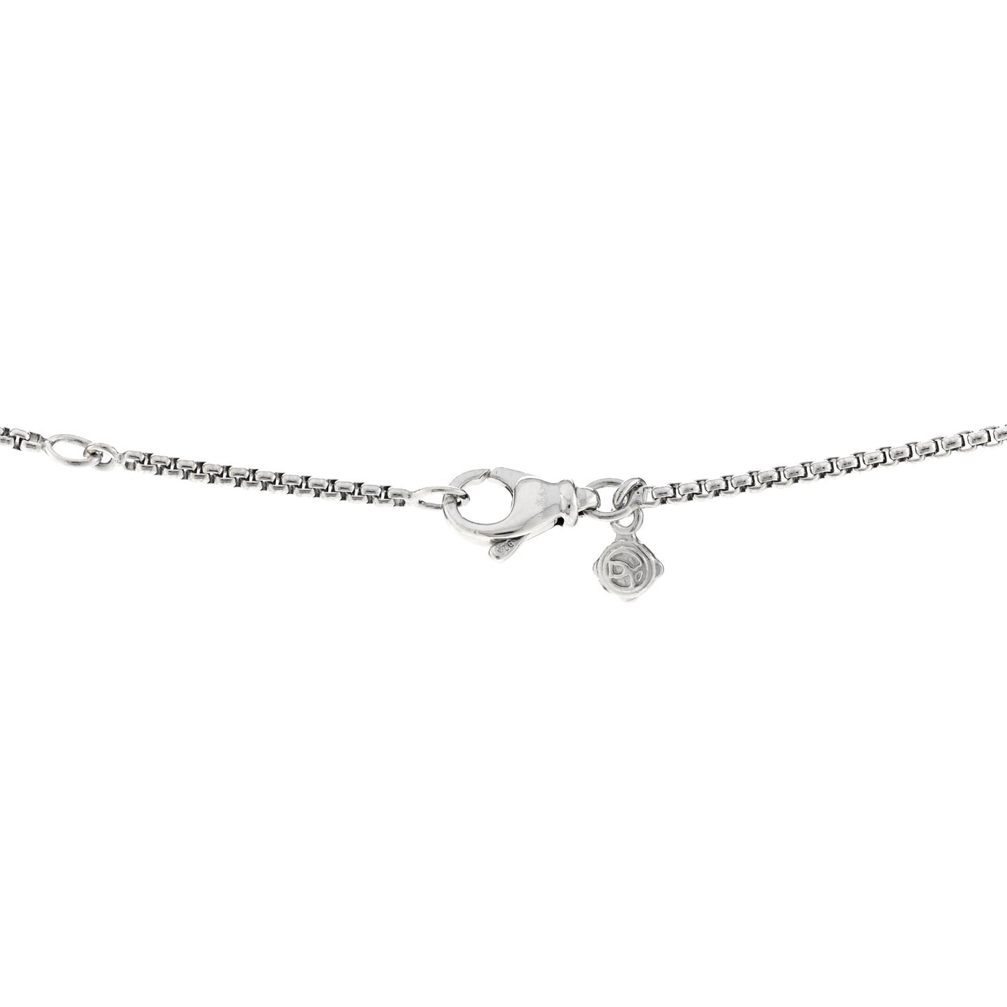Sterling Silver Diamond Crossover Bar Necklace