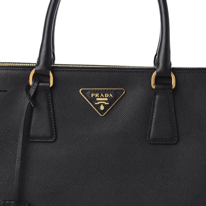 Prada Saffiano Large Galleria Double Zip Tote Black 11 of 11