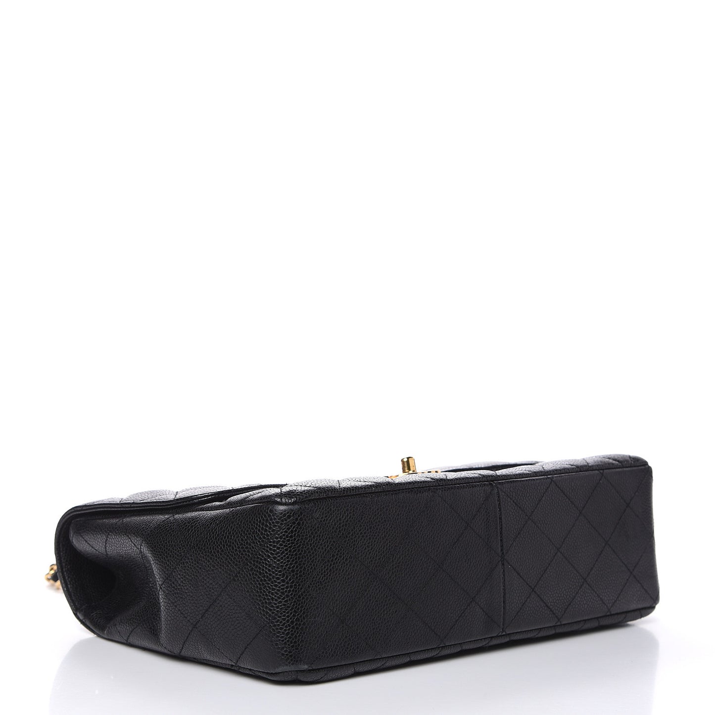 Caviar Quilted Jumbo Single Flap Black