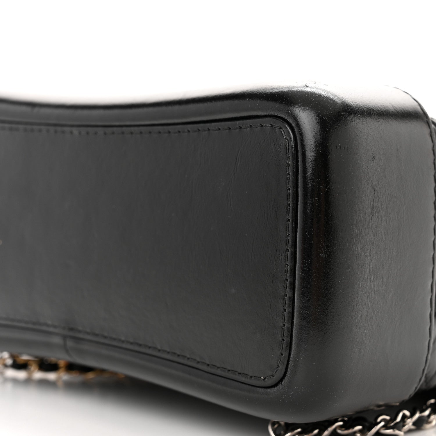 Chanel Aged Calfskin Quilted Small Gabrielle Backpack Black 10 of 16