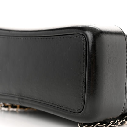 Chanel Aged Calfskin Quilted Small Gabrielle Backpack Black 10 of 16