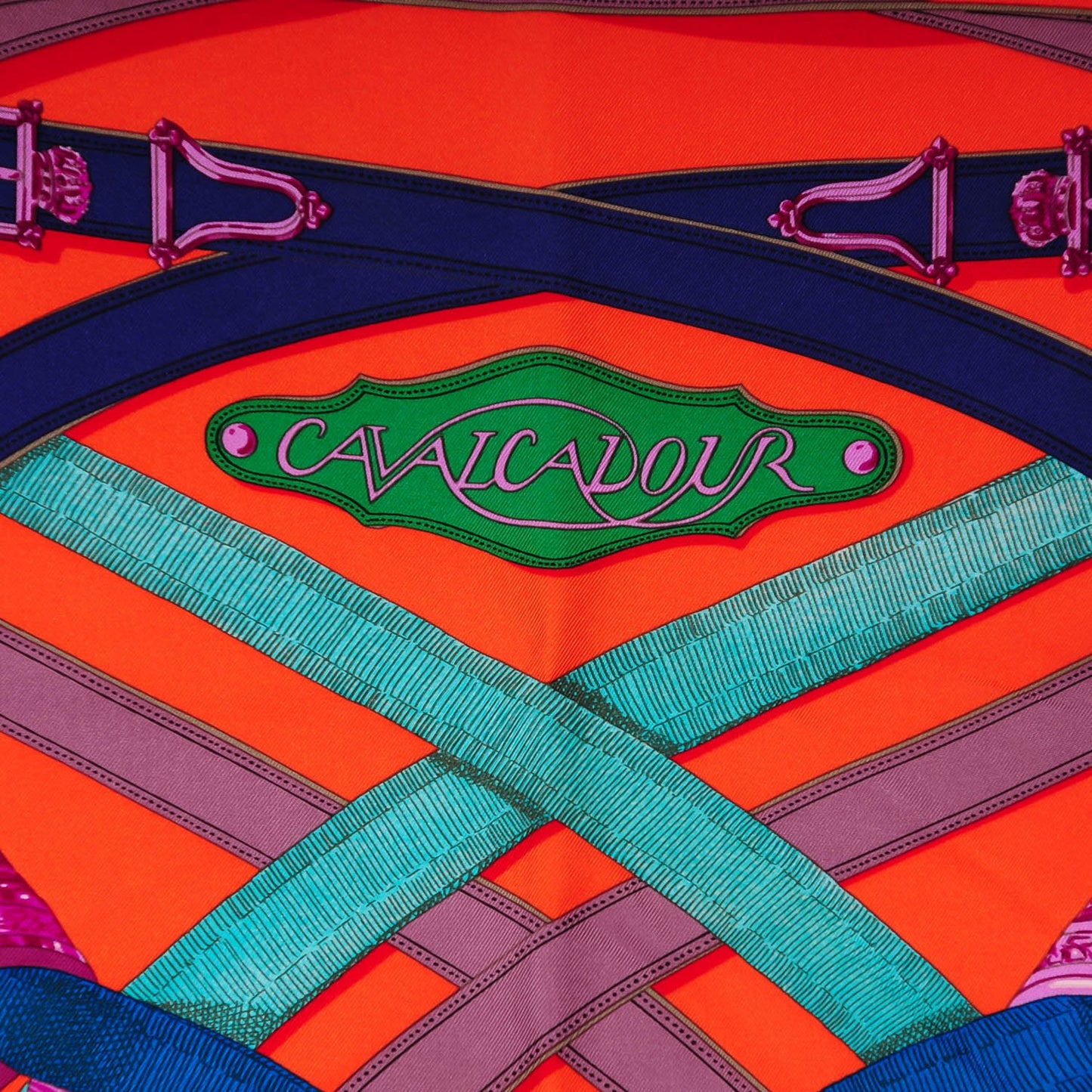 Silk Cavalcadour Scarf 90