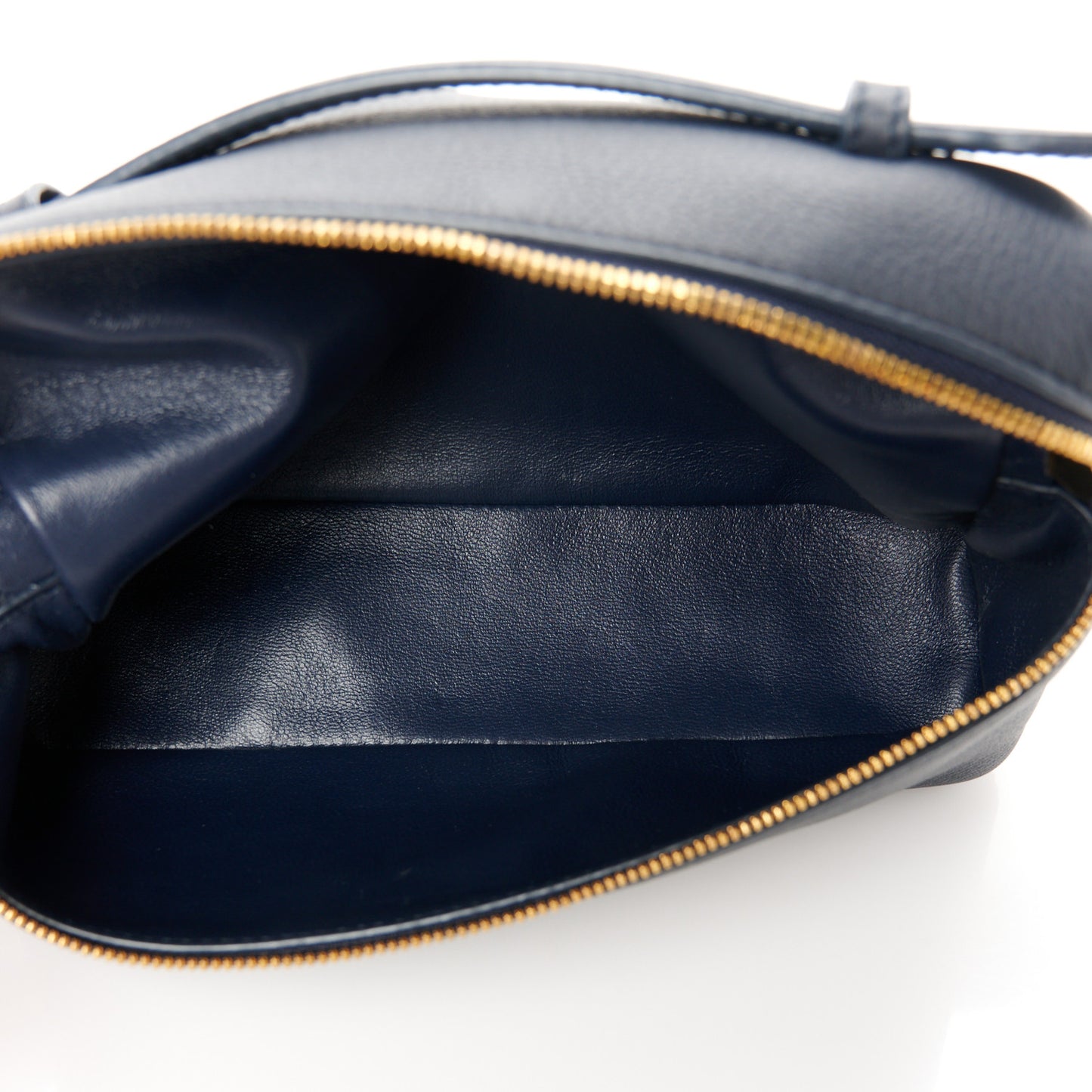 Grained Calfskin L19 Extra Pocket Pouch Navy