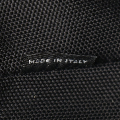 Prada Wicker Canvas Shoulder Bag Naturale Black 6 of 8
