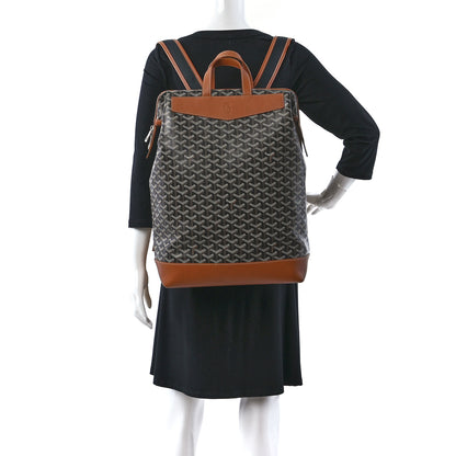 Goyard Goyardine Calfskin Cisalpin Backpack Black Gold 2 of 8