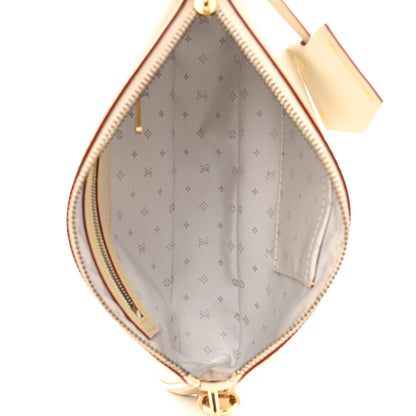 Louis Vuitton Suhali Lockit Clutch White 6 of 10