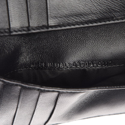 Christian Dior Lambskin Cannage Studded Diorama Elancee Wallet Black 7 of 7