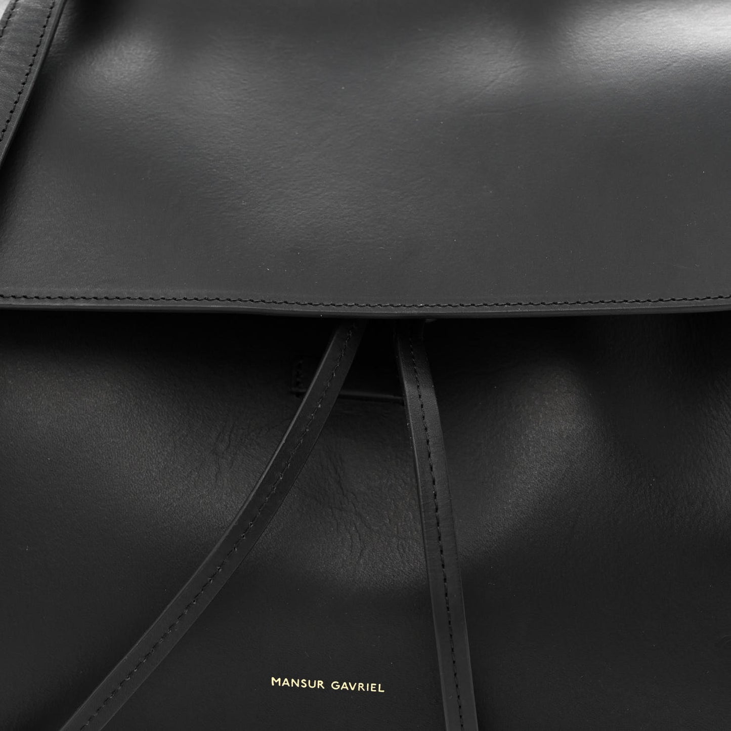 Calfskin Mini Lady Bag Black Flamma