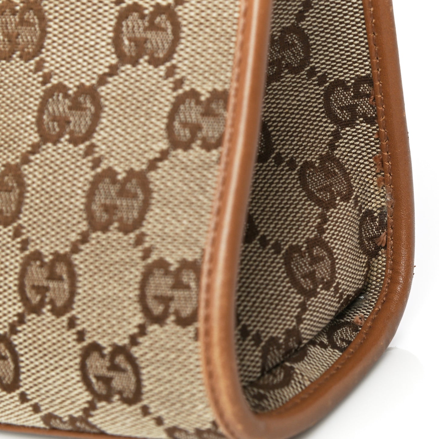 Monogram Small Bardot Bag Brown
