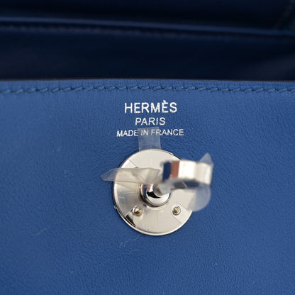 Hermes Swift Verso Mini Lindy 20 Bleu France Bleu Saphir 6 of 11