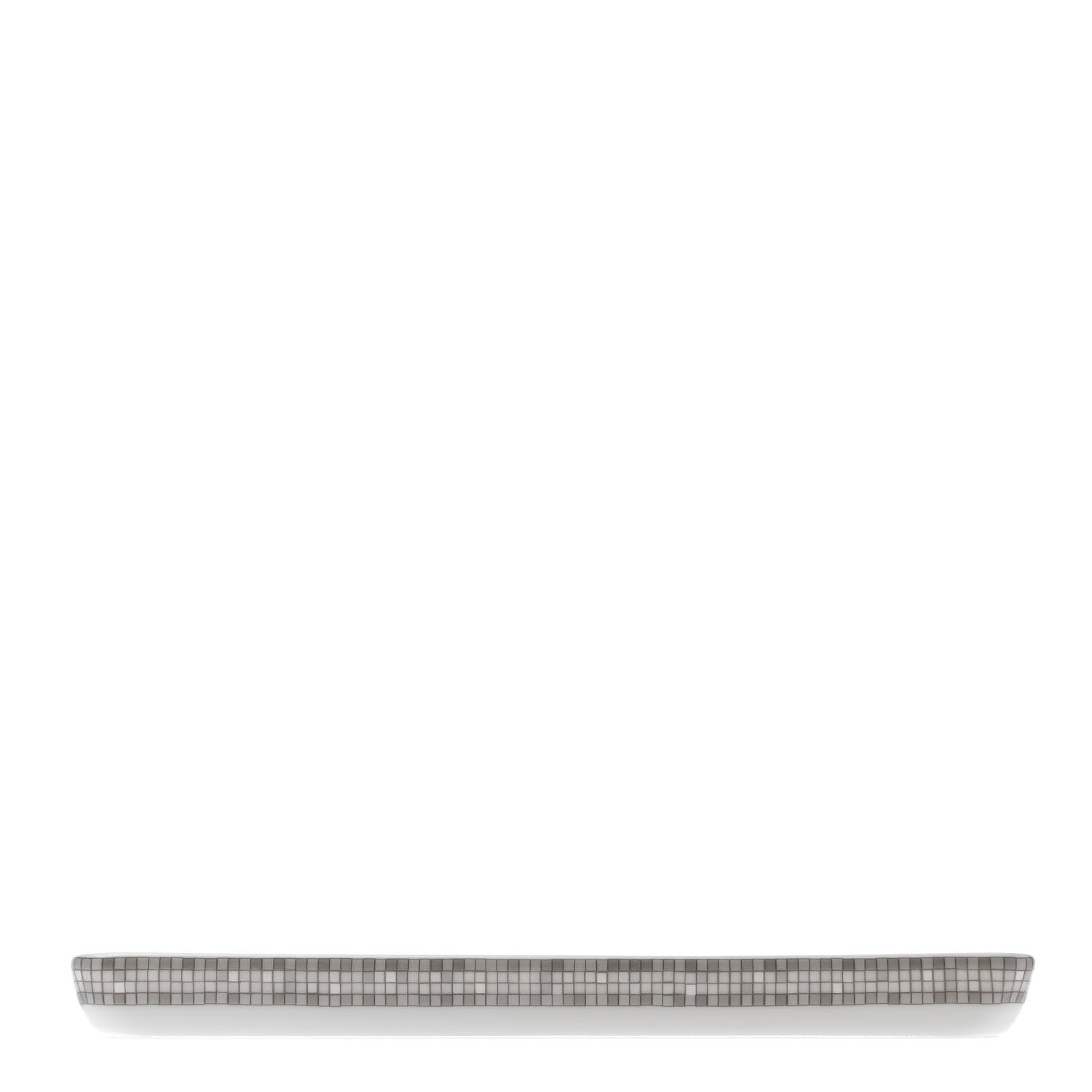 Hermes Porcelain Mosaique Au 24 Sushi Plate Platine 3 of 4