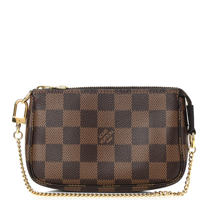 Louis Vuitton Damier Ebene Mini Pochette Accessories 1 of 9