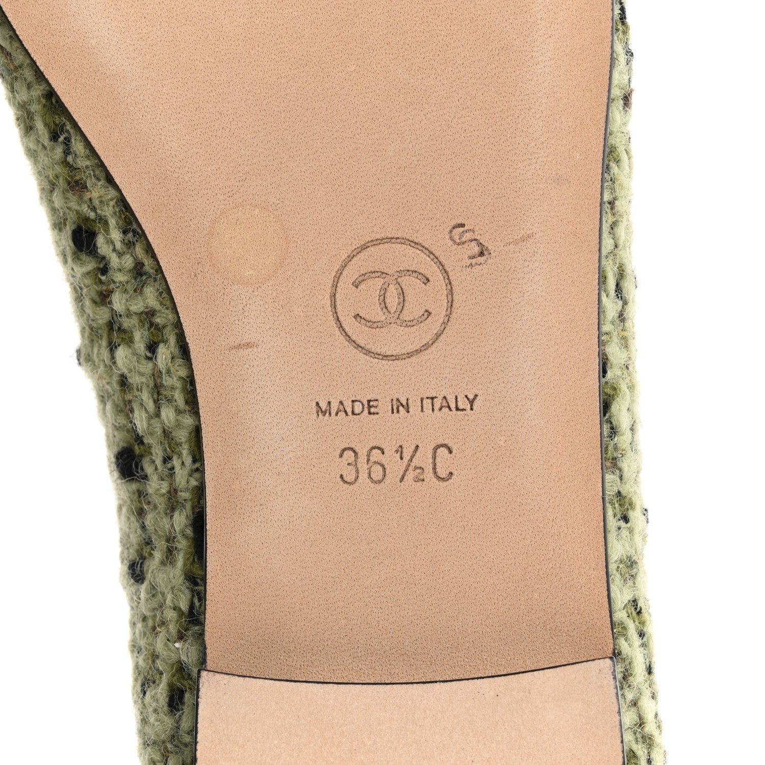 Chanel Tweed Patent Calfskin Cap Toe Ballerina Flats 36.5 8 of 9