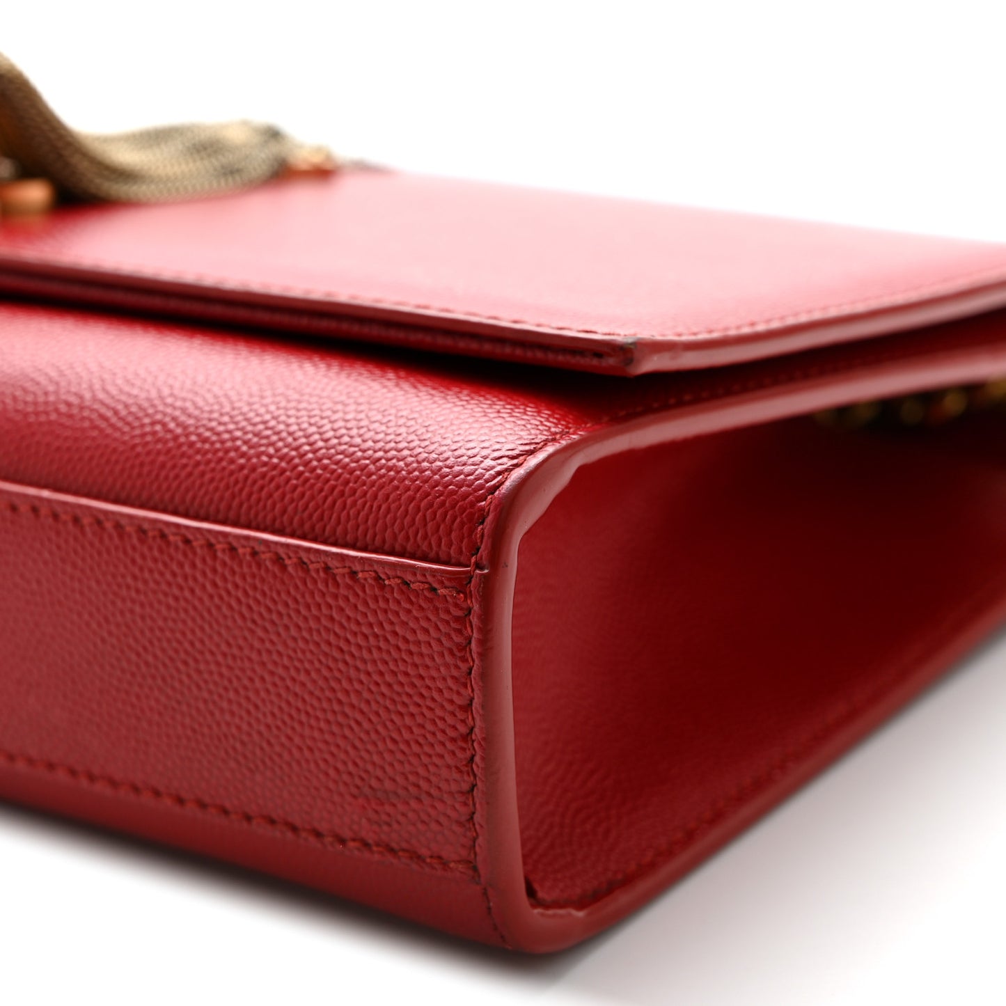 Grain De Poudre Medium Classic Monogram Kate Tassel Satchel Rouge Eros