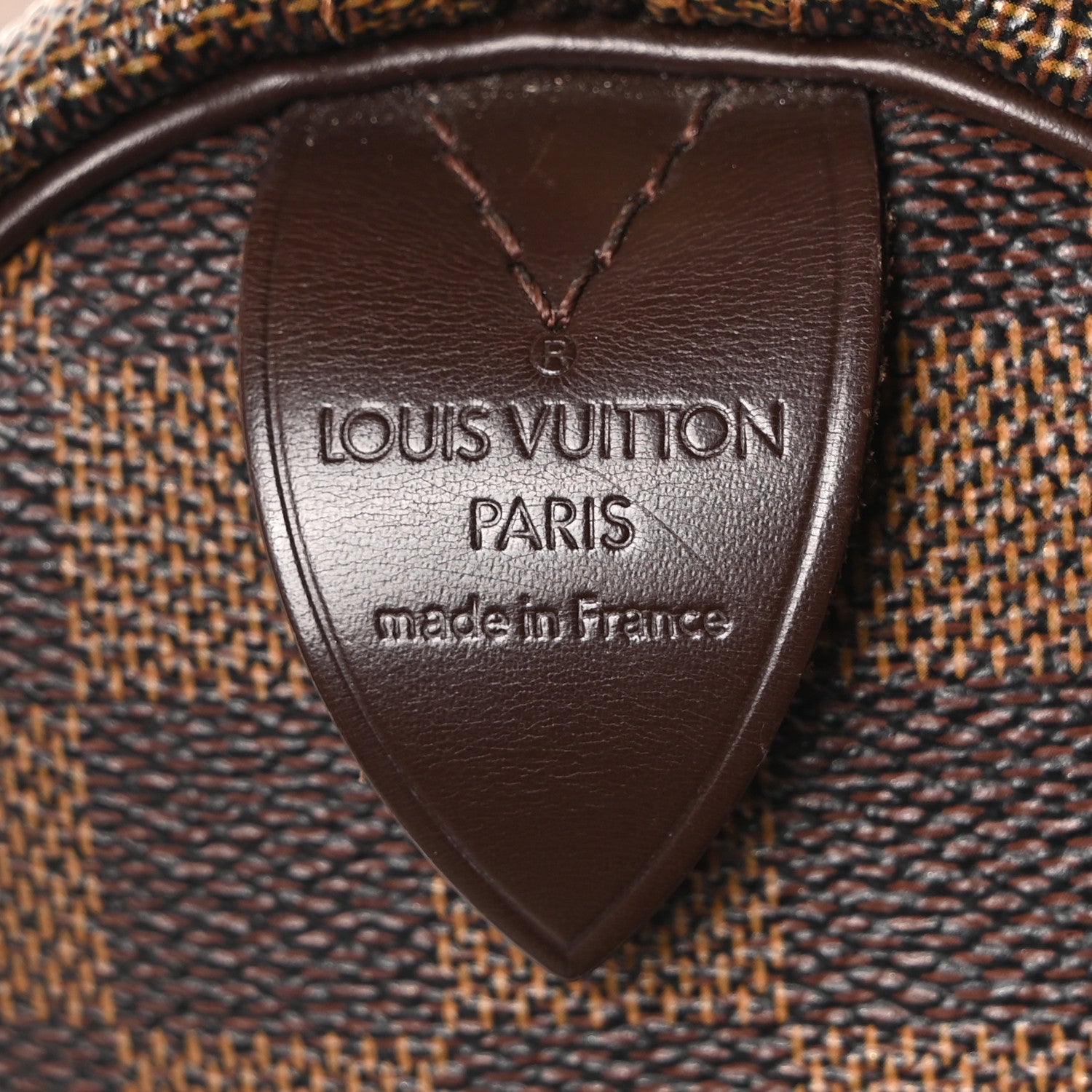 Louis Vuitton Damier Ebene Speedy 35 6 of 9