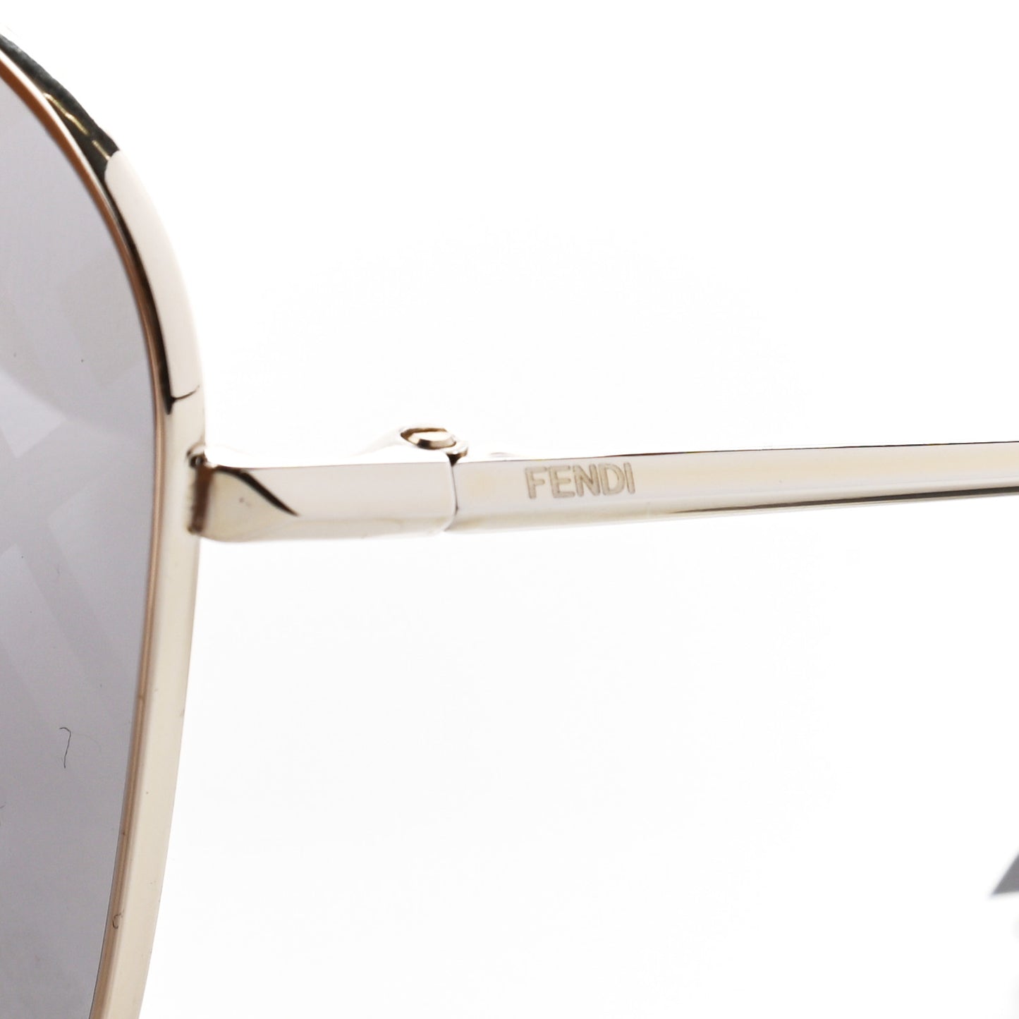 Metal Aviator FF Sunglasses FF0406/S Gold