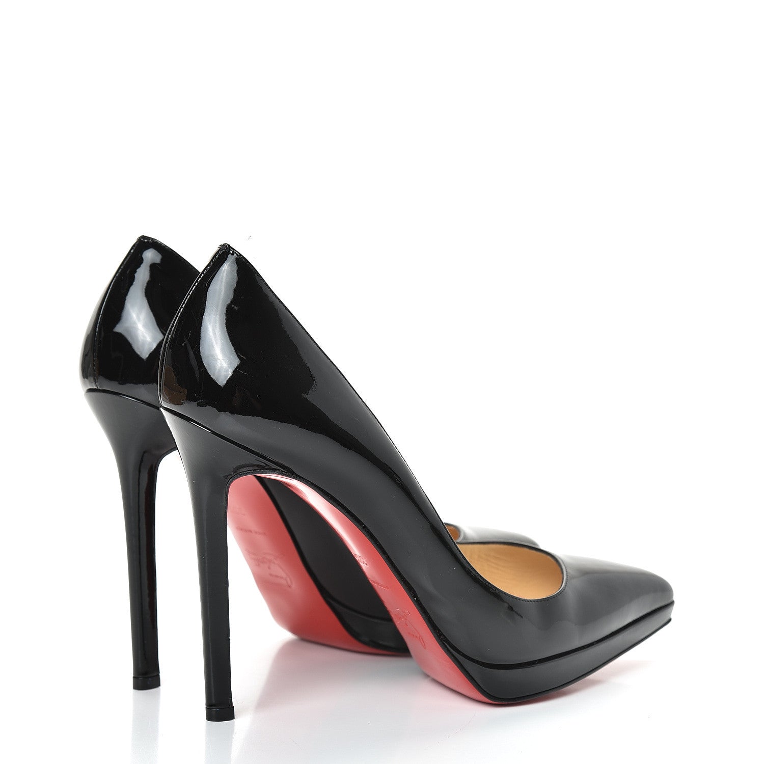 Christian Louboutin Patent Pigalle Plato 120 Pumps 38.5 Black 4 of 12