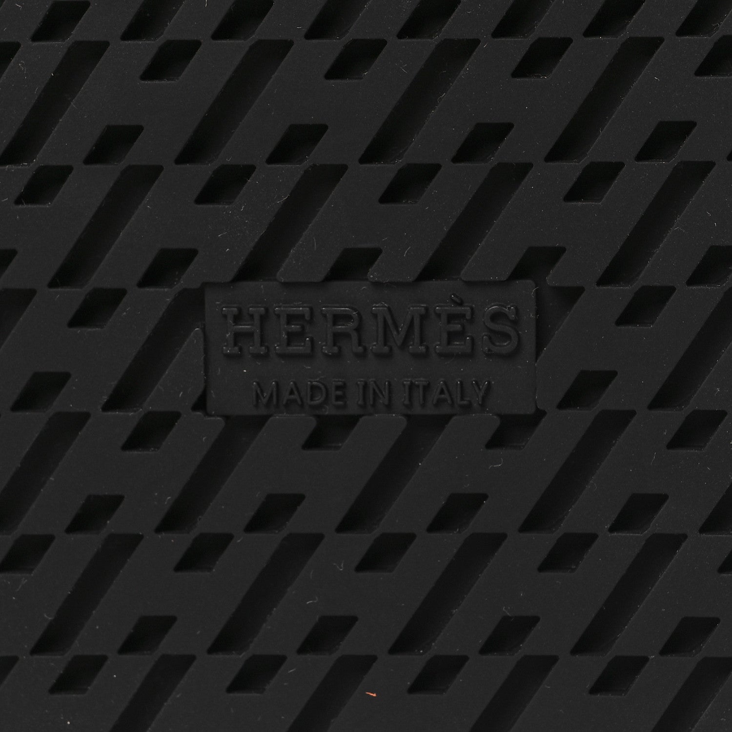 Hermes Calfskin Womens Chypre Sandals 37.5 Black 7 of 9