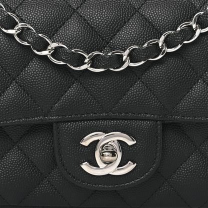 Chanel Caviar Quilted Mini Rectangular Flap Black 8 of 11