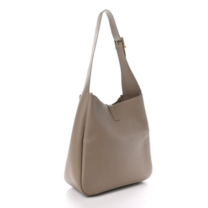 Saint Laurent Supple Calfskin Large Le 5 A 7 Soft Hobo Dusty Grey 3 of 9