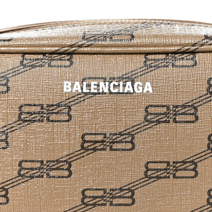 Balenciaga Coated Canvas BB Monogram Small Signature Camera Bag Beige Brown 8 of 10
