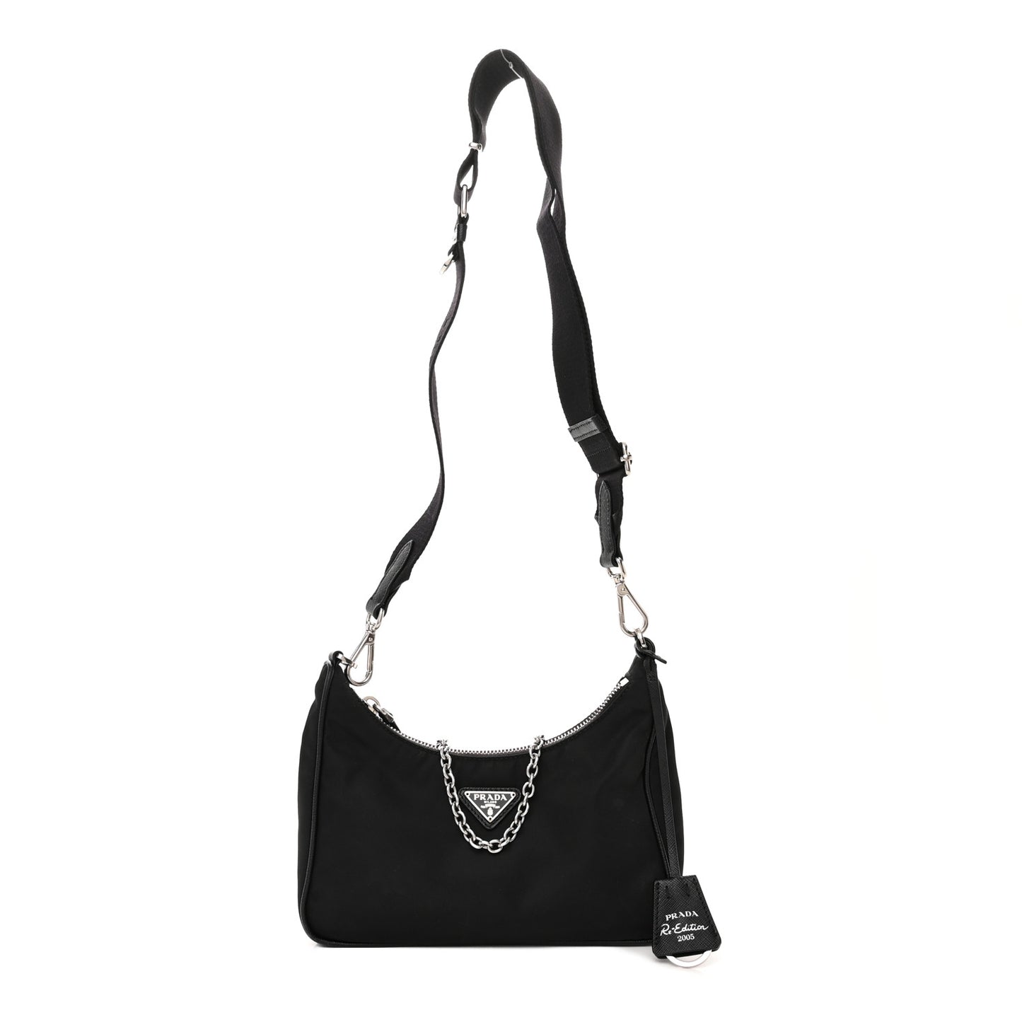 Nylon Re-Edition 2005 Shoulder Bag Black