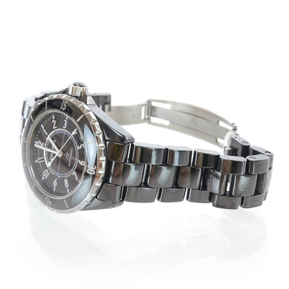 Chanel Stainless Steel Ceramic 38mm J12 Automatic Watch Black 4 of 6