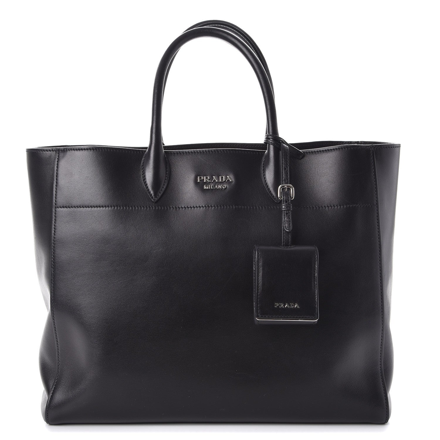 Prada City Calf Tote Nero Black 1 of 7