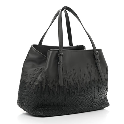 Bottega Veneta Nappa Intrecciato Medium Flow Wave Tote Ardoise 3 of 10