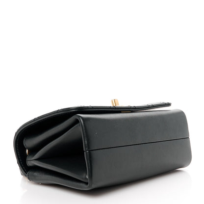 Chanel Calfskin Quilted Pearl Jewel Chain Flap Black 4 of 12