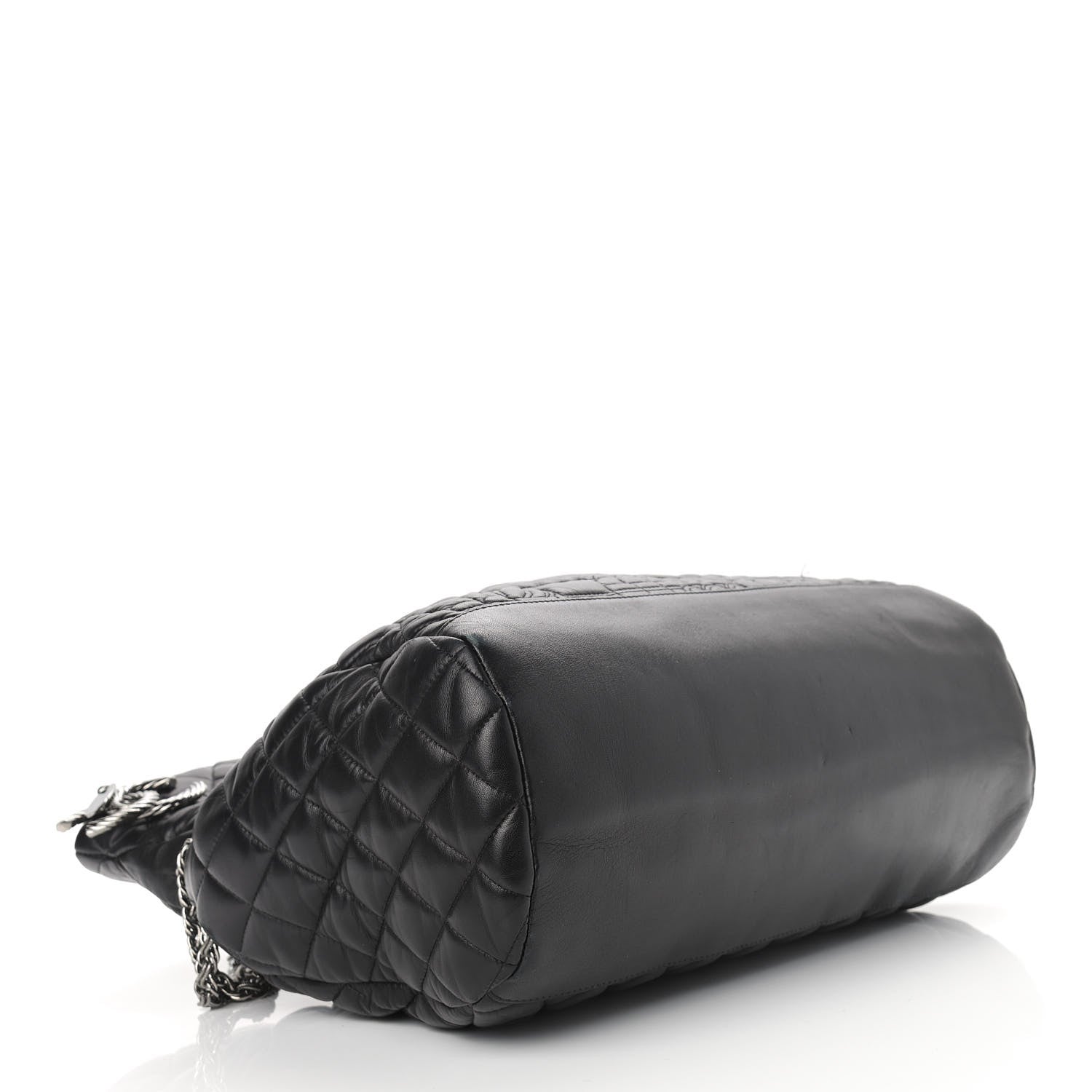 Chanel Lambskin Quilted Large Paris Moscou Red Square Bag Black 3 of 8