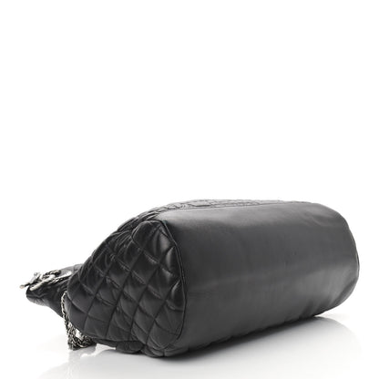 Chanel Lambskin Quilted Large Paris Moscou Red Square Bag Black 3 of 8