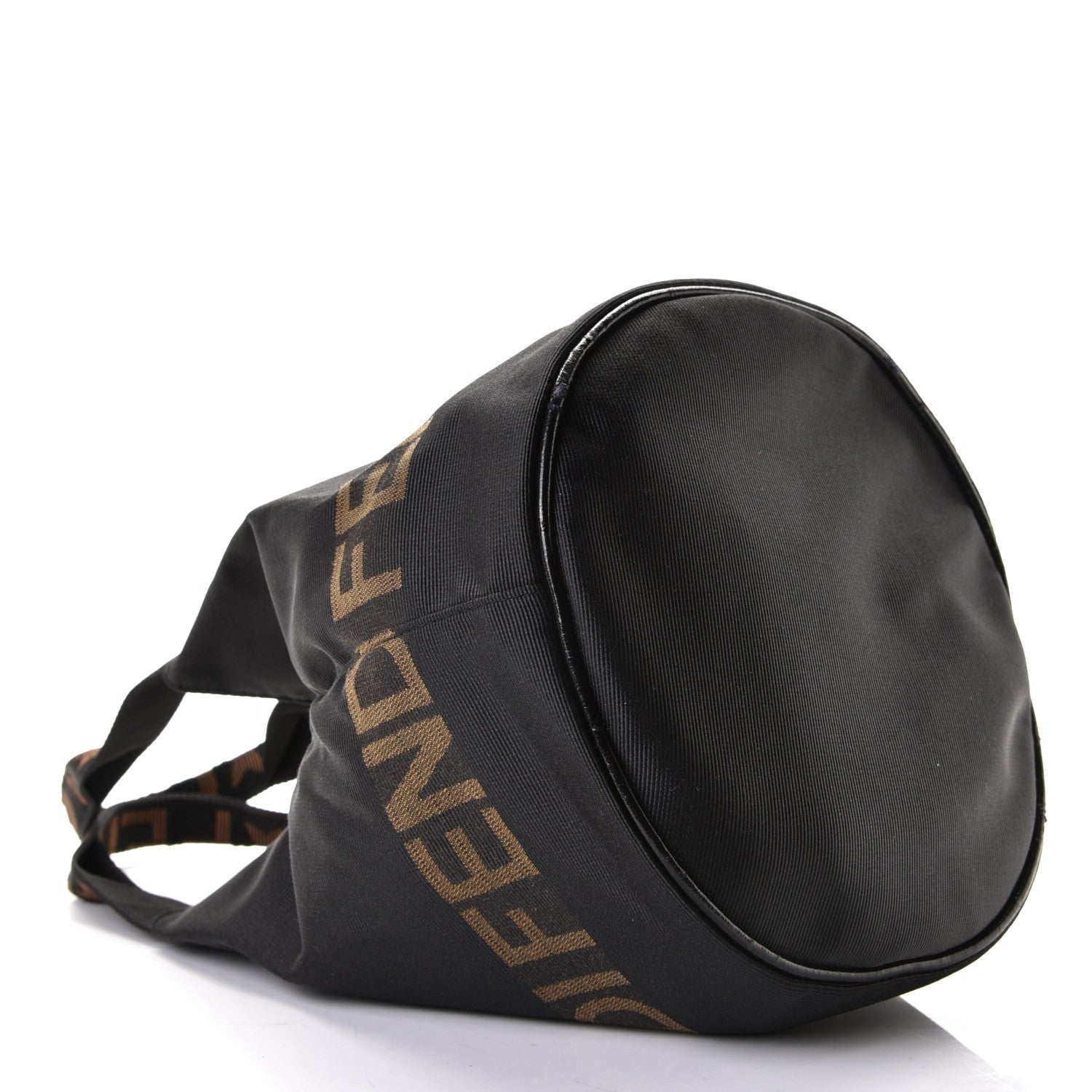 Fendi FF Canvas Bucket Bag Black 5 of 7