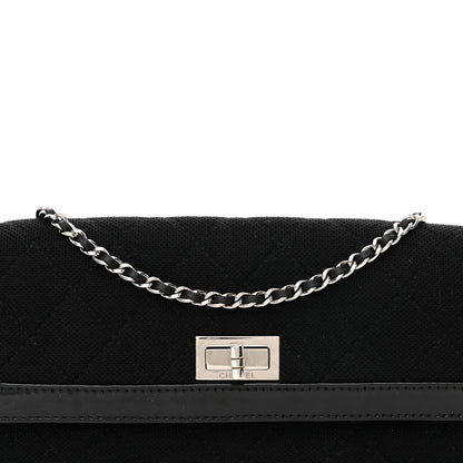 Chanel Jersey Patent Quilted 2.55 Reissue East West Flap Black 9 of 13