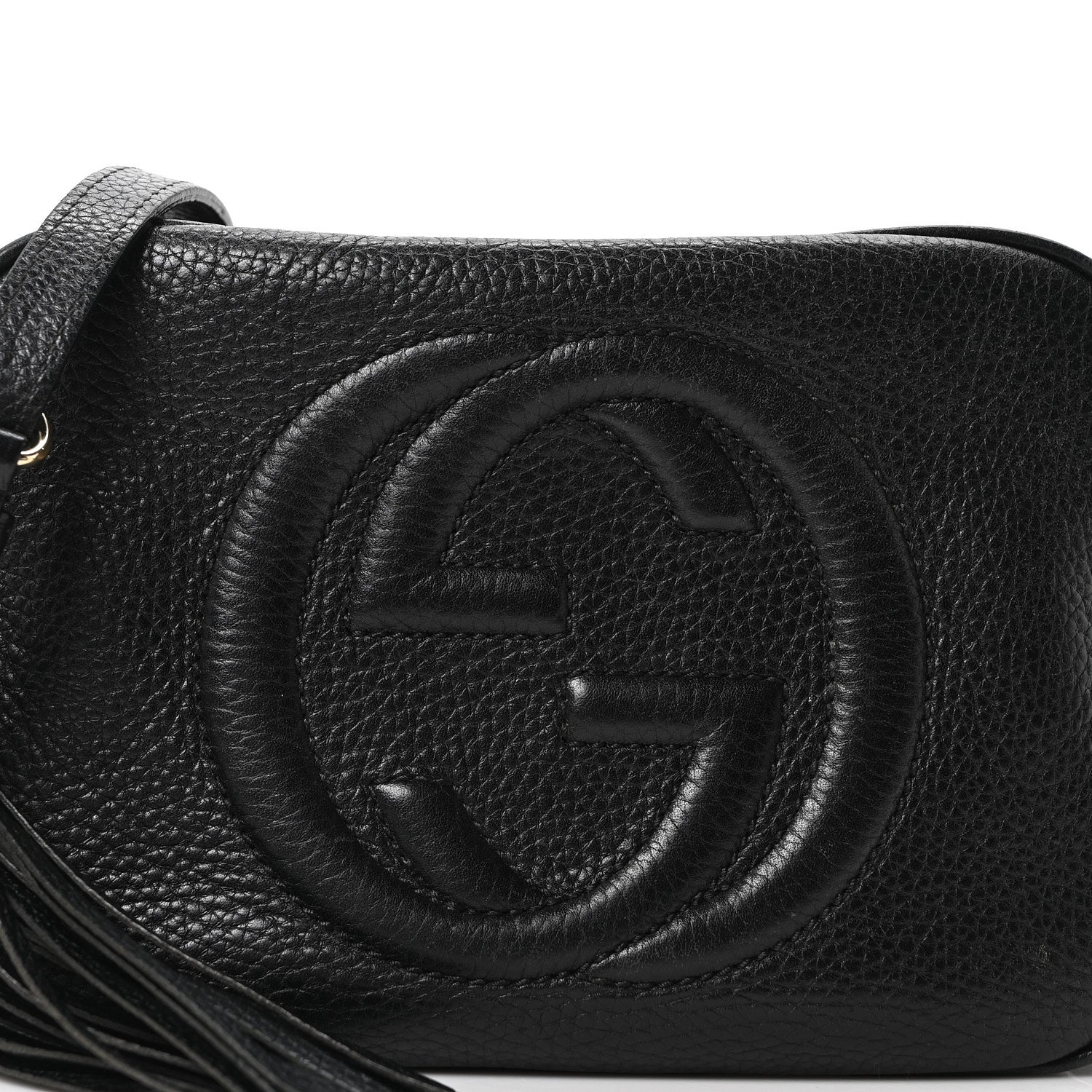 Gucci Pebbled Calfskin Small Soho Disco Bag Black 8 of 10